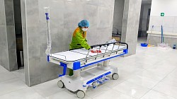 DESINFECCIÓN DE CAMILLAS HOSPITALARIAS.