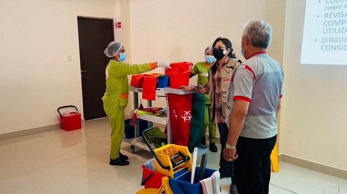 *Capacitación Técnicas de limpieza Hospitalaria